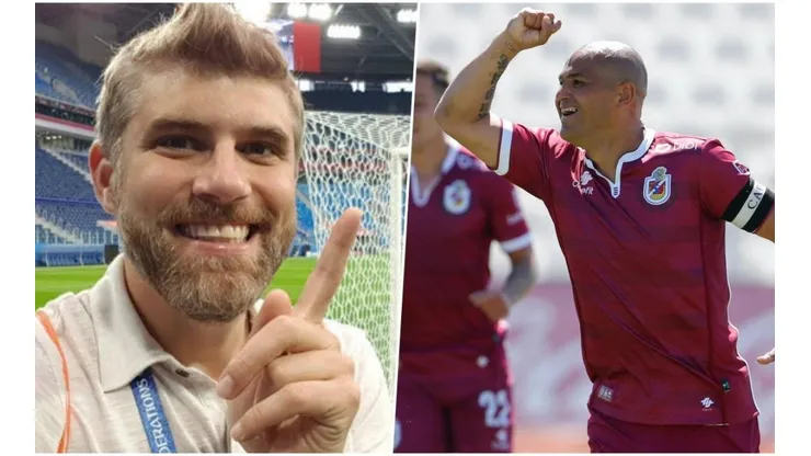 El periodista solo tuvo elogios para destacar el rendimiento de Chupete Suazo.