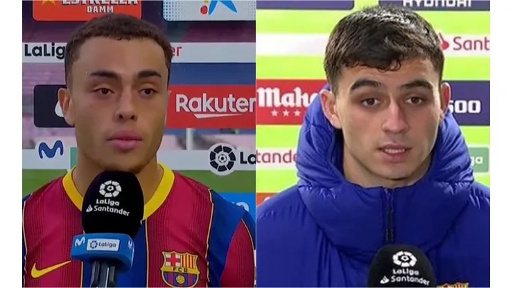 Sergiño Dest y Pedri han dado la cara después de las derrotas de Barcelona con Real Madrid y Atlético de Madrid