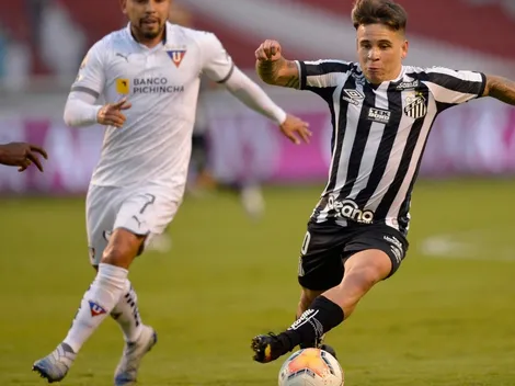 Santos saca ventaja en la llave de octavos de la Libertadores