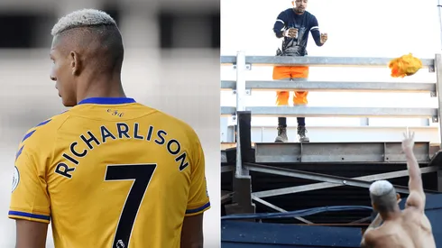 Richarlison regala su camiseta usada ante el Fulham