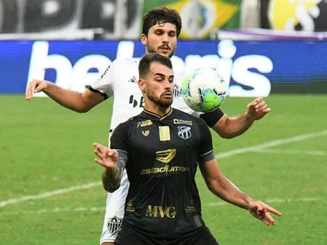 Atlético Mineiro empata con Ceará y se mantiene en la cima