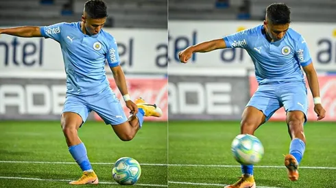 Marcelo Allende evoca a Alexis Sánchez con un extraordinario gol en el fútbol uruguayo