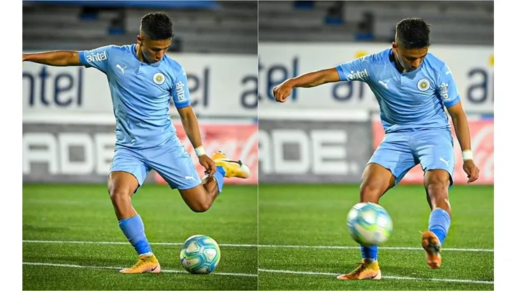 Marcelo Allende evoca a Alexis Sánchez con un extraordinario gol en el fútbol uruguayo