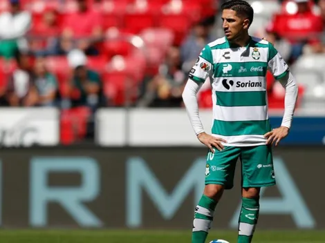 Santos Laguna: Diego Valdés dio positivo a covid-19