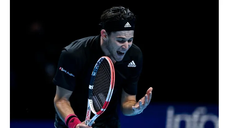 Thiem no pudo en la final en Londres.