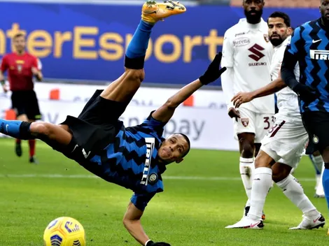 Alexis on fire: Gol y asistencia para el Inter de Milán