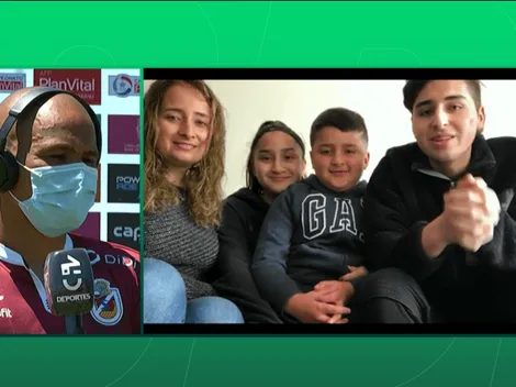 Video: Chupete Suazo emocionado con Borghi y su familia