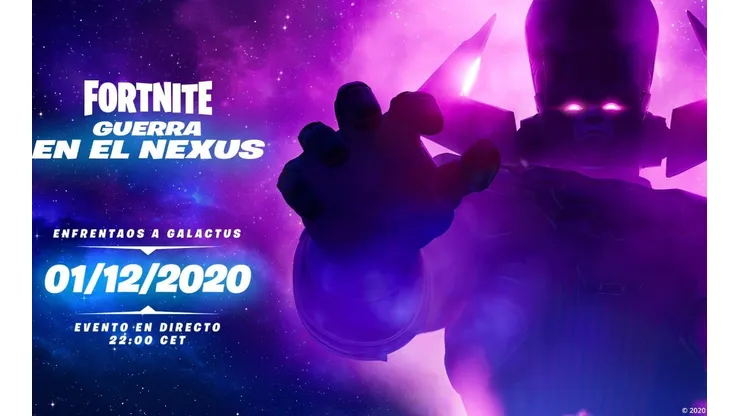 Galactus llega a Fortnite en el evento final