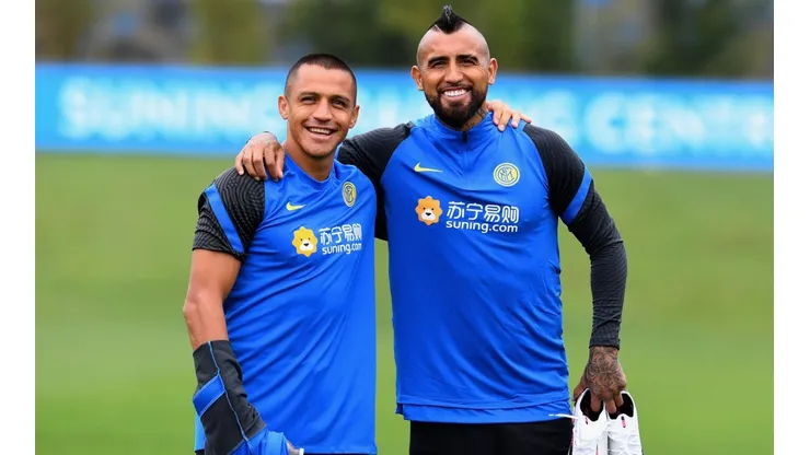 Alexis Sánchez y Arturo Vidal en Inter, que enfrenta al Torino.