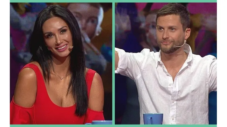 Pamela Díaz y Jean Philippe Cretton en el capítulo de este viernes en "Pasapalabra".