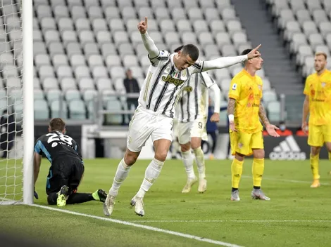 Juventus derrota a Cagliari con doblete de Cristiano