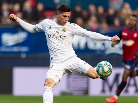 Luka Jovic da positivo por coronavirus y será baja ante el Inter