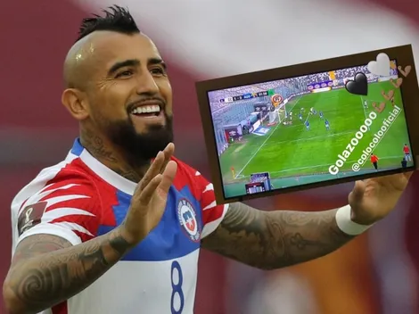 Arturo Vidal grita con el alma el golazo de Colo Colo