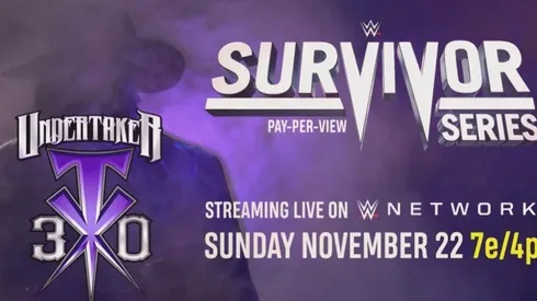Survivor Series celebra los 30 años de la leyenda, el Undertaker.