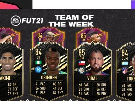 Arturo Vidal en el equipo de la semana de FIFA 21