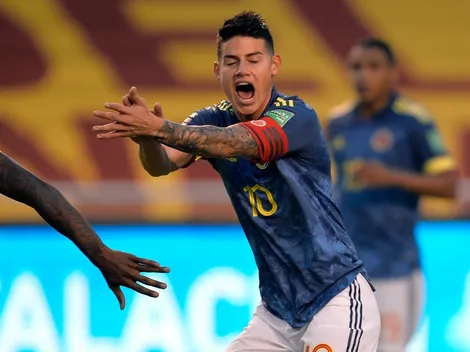 ¡Pelea! James apercuella a compañero tras goleada en Ecuador