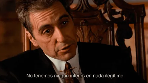 Al Pacino evidentemente se mantiene a la cabeza de "El Padrino 3".