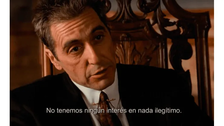 Al Pacino evidentemente se mantiene a la cabeza de "El Padrino 3".