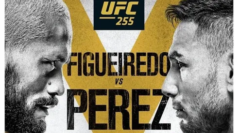 Afiche oficial UFC 255: Figueiredo vs Perez.
