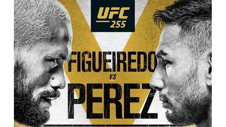 Afiche oficial UFC 255: Figueiredo vs Perez.
