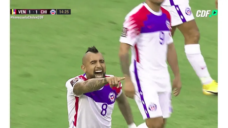 Arturo Vidal volvió a anotar para Chile