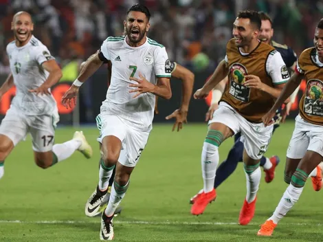 Golazo bestial de Riyad Mahrez para Argelia