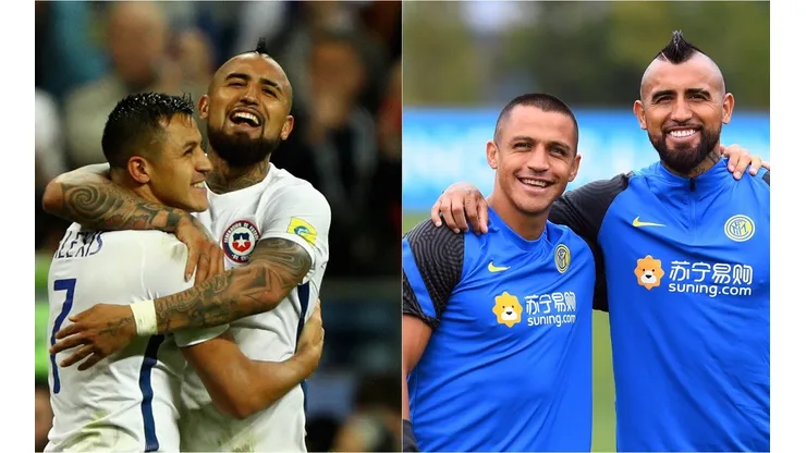 Arturo Vidal y Alexis Sánchez muestran su mejor cara en la selección chilena, mientras en Inter no reflejan toda su jerarquía