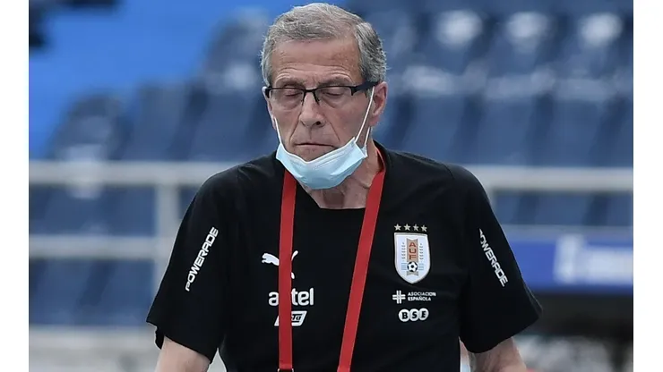 Óscar Tábarez entrenador de la selección uruguaya