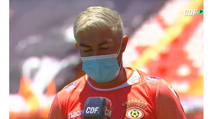 Nicolás Maturana se emocionó y se le quebró la voz entre sollozos tras el triunfo de Cobreloa.