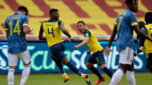 Ecuador festeja ante Colombia