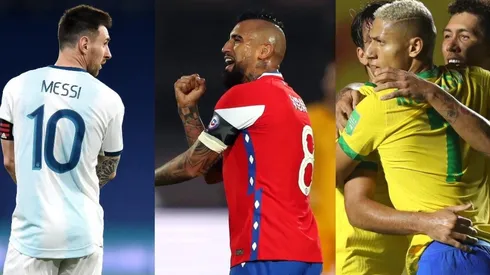 Brasil líder, Argentina segunda y Chile en búsqueda de los seis puntos en la fecha doble.