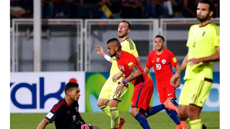 La Roja celebró ante Venezuela en el camino a Rusia 2018
