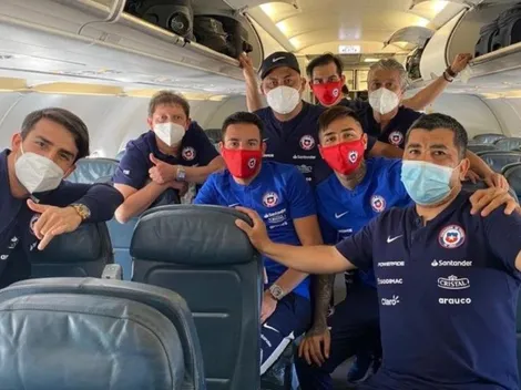 La Roja emprende su viaje a Caracas para enfrentar a Venezuela