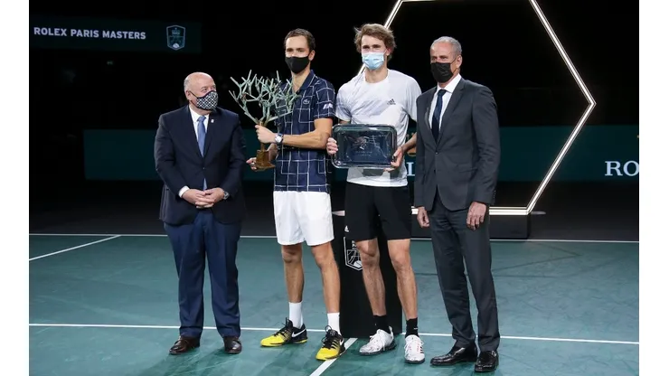 Medvedev viene de derrotar a 'Sacha' en la final del Masters 1000 de París.