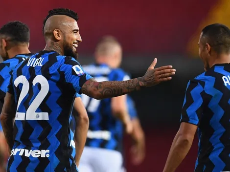 Vidal y Alexis protagonizan notable desafío en el Inter