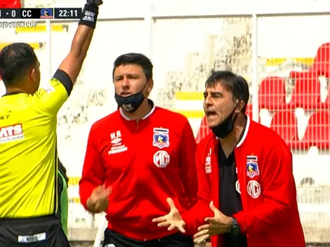 Video: Quinteros es expulsado y se lanza contra el árbitro