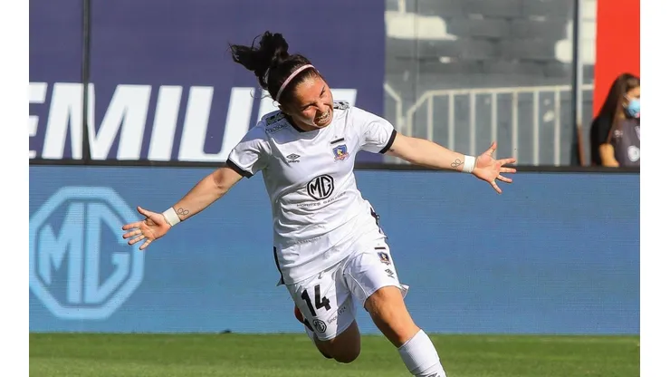 Javiera Grez anotó en el triunfo de Colo Colo Femenino ante Fernández Vial en el Estadio Monumental.