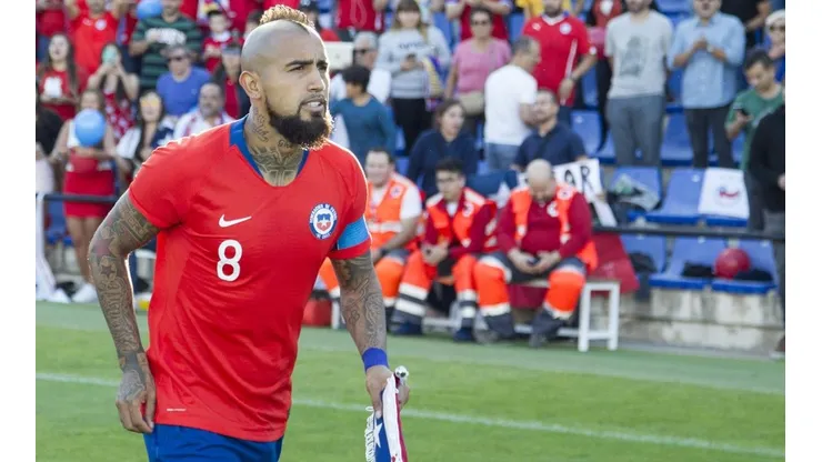 Arturo Vidal es el capitán de Chile contra Perú.