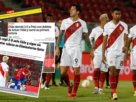 Prensa peruana reacciona triste a la derrota ante Chile
