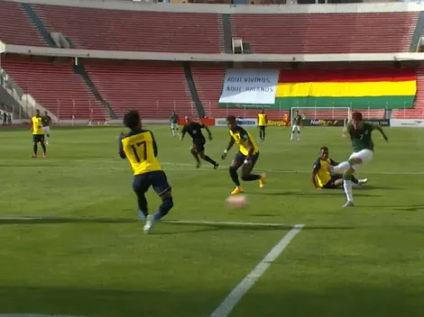 Bolivia abre el marcador ante Ecuador con golazo de Arce