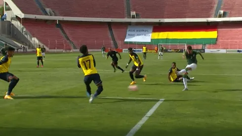 Arce anotó un golazo ante Ecuador