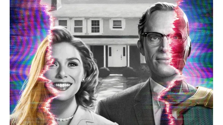 "Wandavision", de Marvel y Disney+, está protagonizada por Elizabeth Olsen y Paul Bettany.