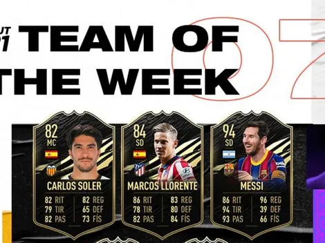 Leo Messi en el equipo de la semana 7 de FIFA 21