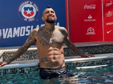 Vidal "se relaja" a espera del partido contra Perú