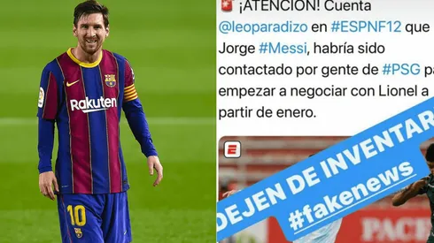 Padre de Lionel Messi acusa fake news