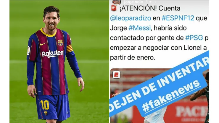 Padre de Lionel Messi acusa fake news