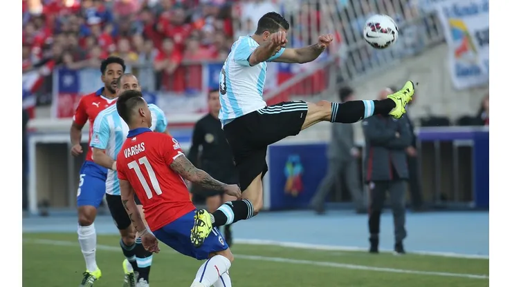 Fernando Gago estuvo en cancha en la derrota de Argentina ante Chile en la final de la Copa América de 2015