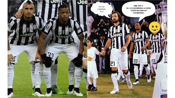 Patrice Evra sacó al pizarrón a Arturo Vidal con su pasado en la Juventus. El ex defensor francés es un chistosito