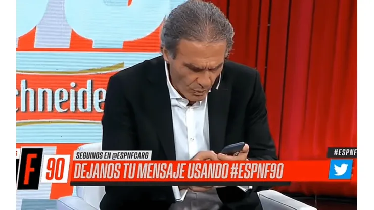 Ruggeri y la llamada telefónica al aire.
