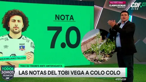 Toby Vega y las notas de Colo Colo ante Antofagasta.